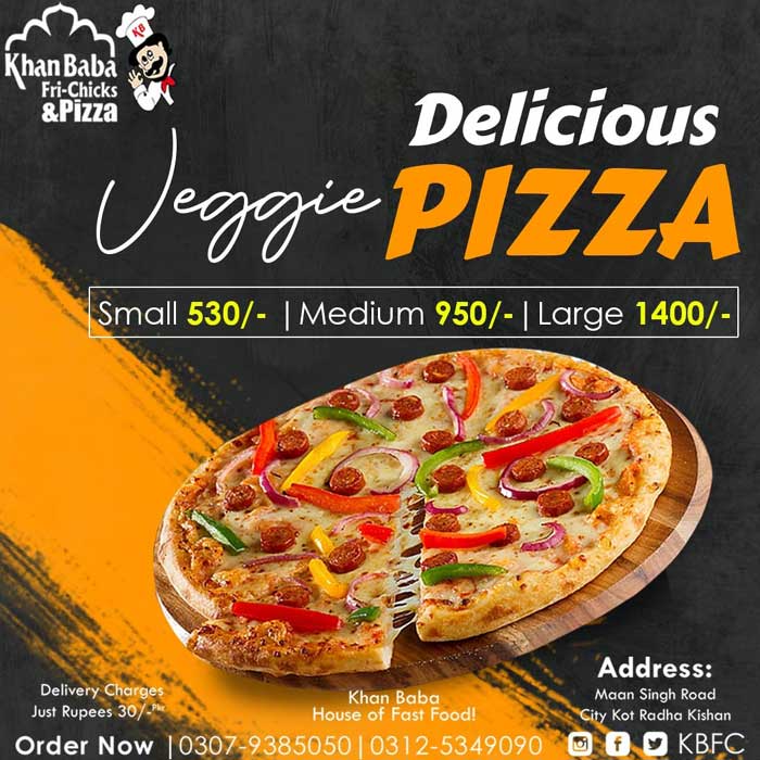 Delicius Pizza by Khan Baba