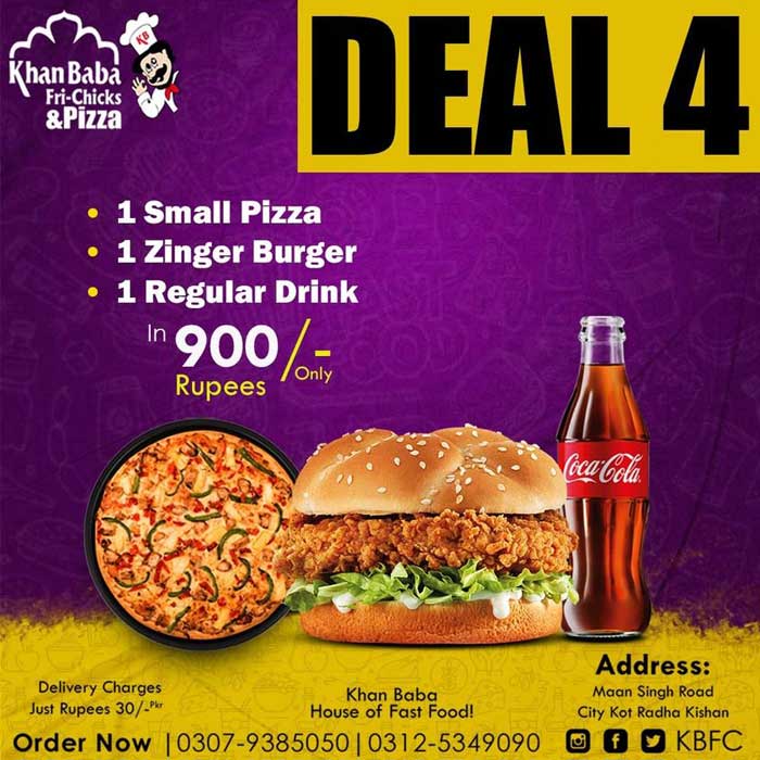 Pizza Deal4 by Khan Baba
