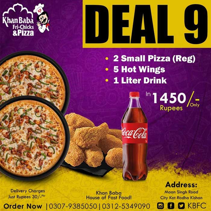 Pizza Deal9 by Khan Baba