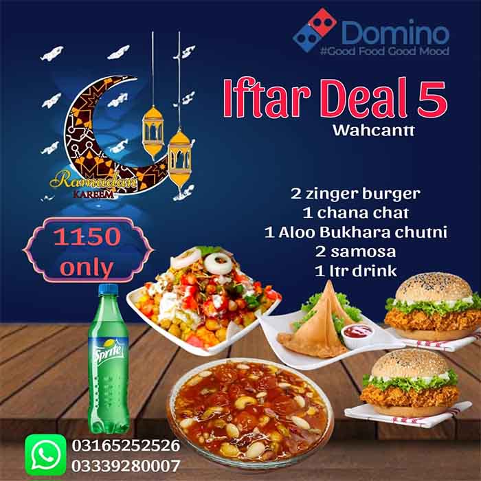 Domino Iftar Deals  5