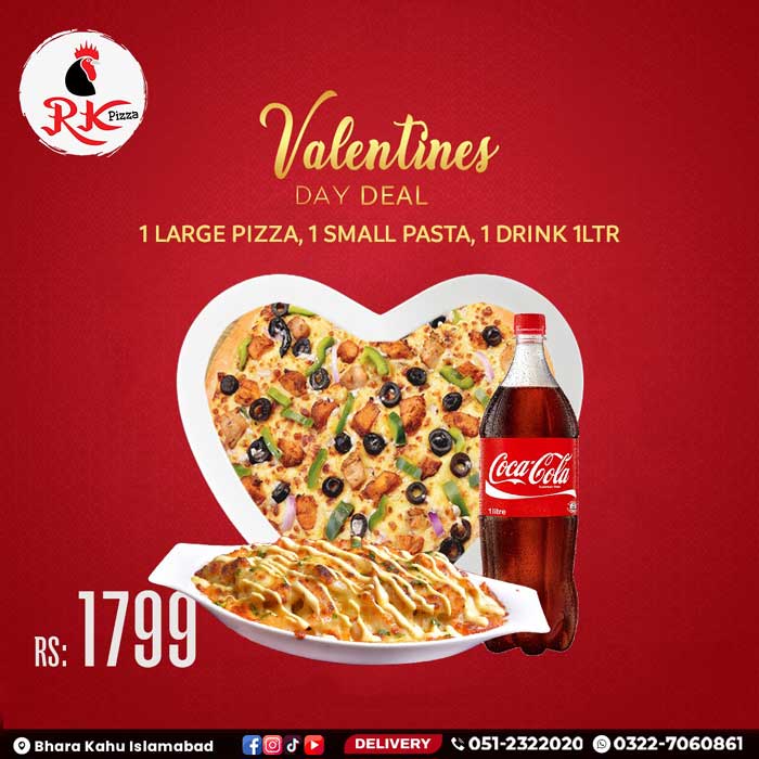 Valentines Deal at RK Pizza