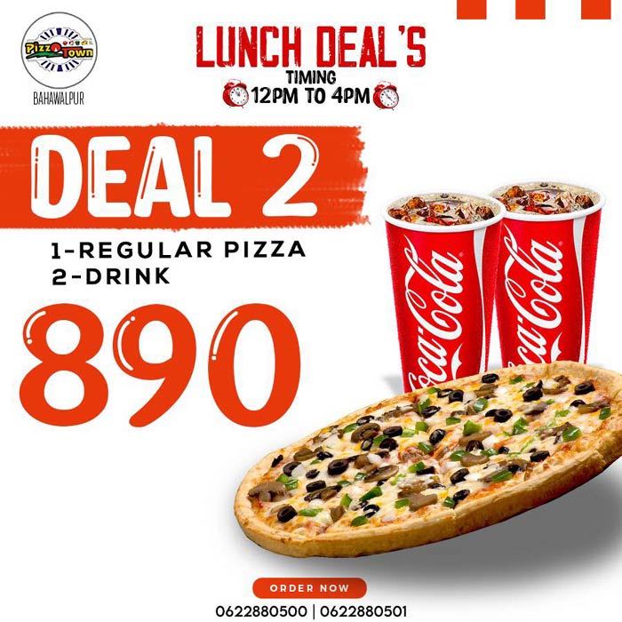 Lunch Deal 2 by pizza Town