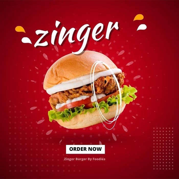 Zinger Burger By Foodies