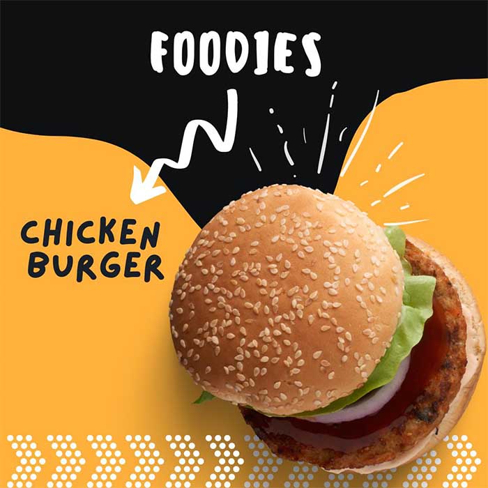 Chicken Burger By Foodies