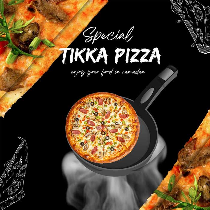 Special Tikka Pizza By Foodies