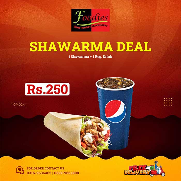 Shawarma Deal By Foodies