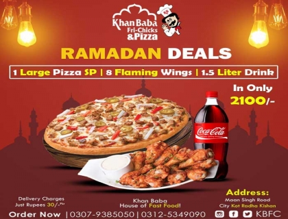 Large Pizza Deals by Khan Baba
