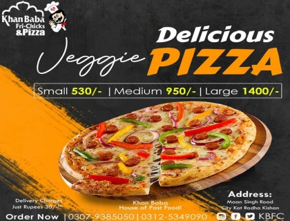 Delicius Pizza by Khan Baba