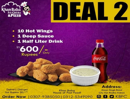 Hot Wings Deal2 by Khan Baba