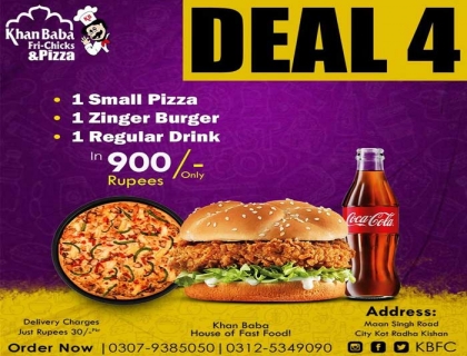 Pizza Deal4 by Khan Baba