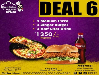 Pizza Deal6 by Khan Baba