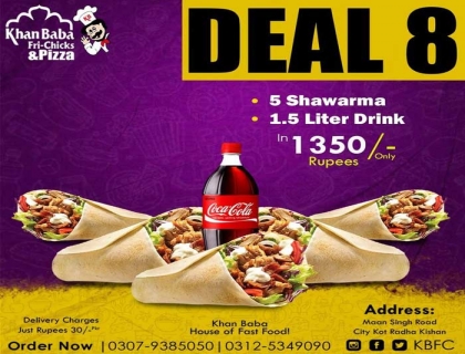 Shawarma Deal by Khan Baba
