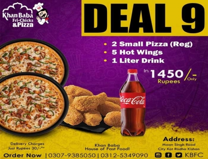 Pizza Deal9 by Khan Baba