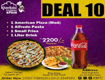 Pizza Deal10 by Khan Baba