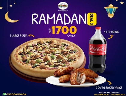 Ramadan Deal 3 at Pizza  Town