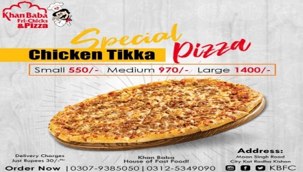 Chicken Tikka Deal by Khan Baba