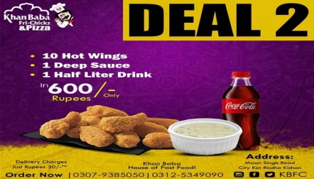 Hot Wings Deal2 by Khan Baba
