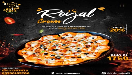 Royal Crown Pizza by Lavish