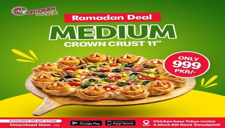 Medium Pizza Deal by Chicken Base