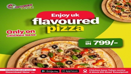 Flavoured Pizza by Chicken Base