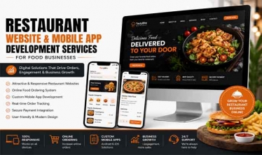 Restaurant Website and Mobile App Development Services for Food Businesses